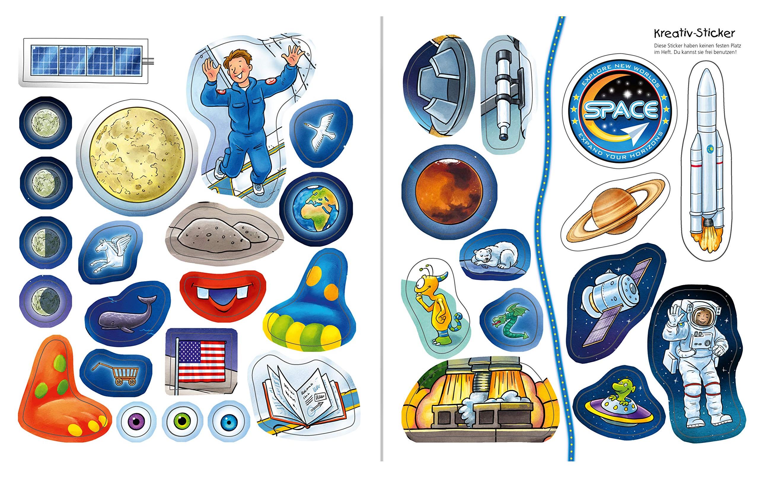 Kinder-Sachbuch WWW Aktiv-Heft WeltraumKinder-Sachbuch