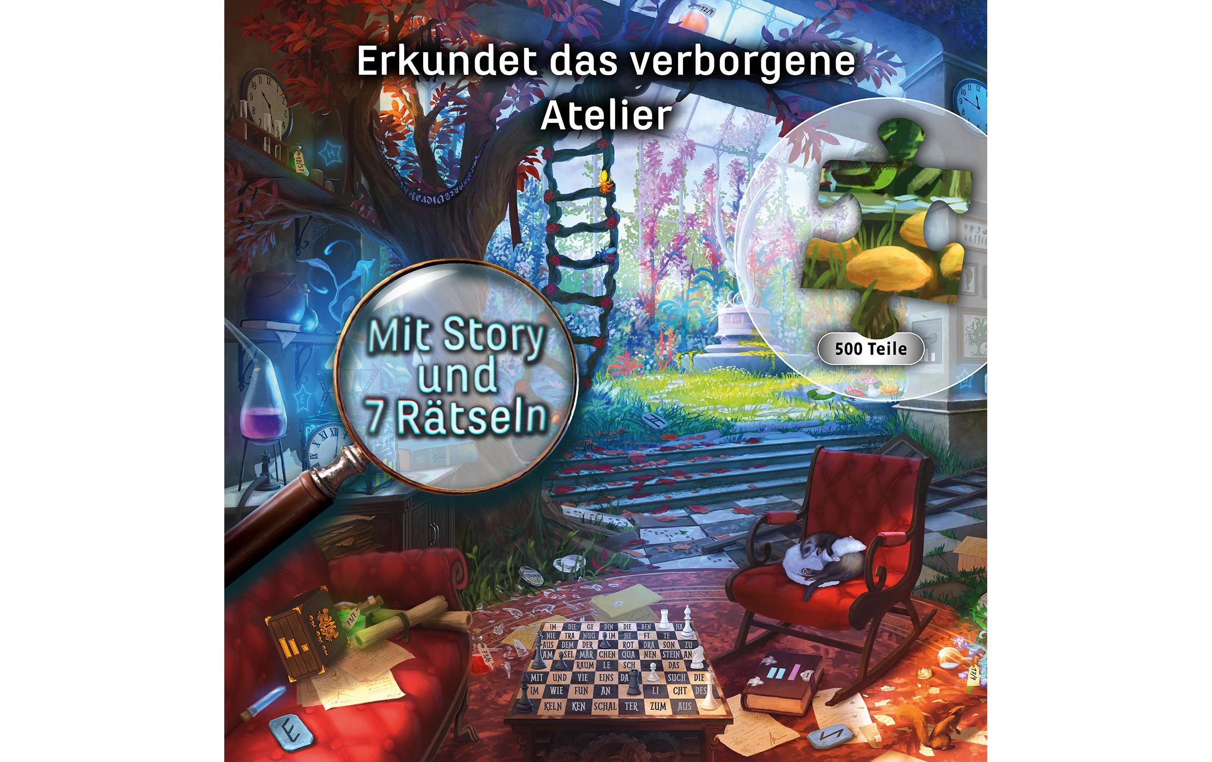 EXIT – Das Puzzle: Das verborgene Atelier -DE-Puzzle mit Story und Rätseln
