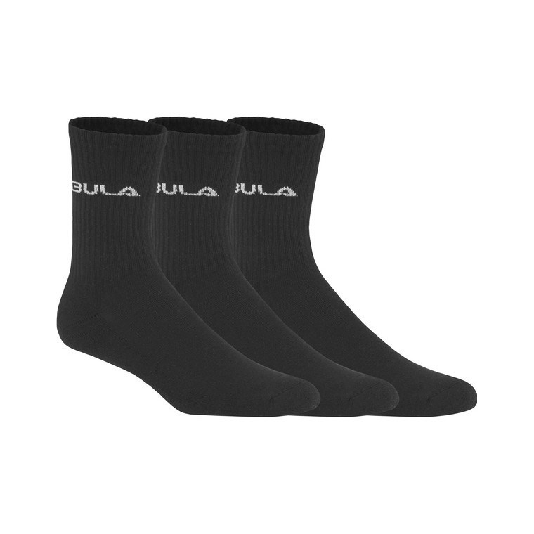 Bula Klassiske sokker 3pk Sort