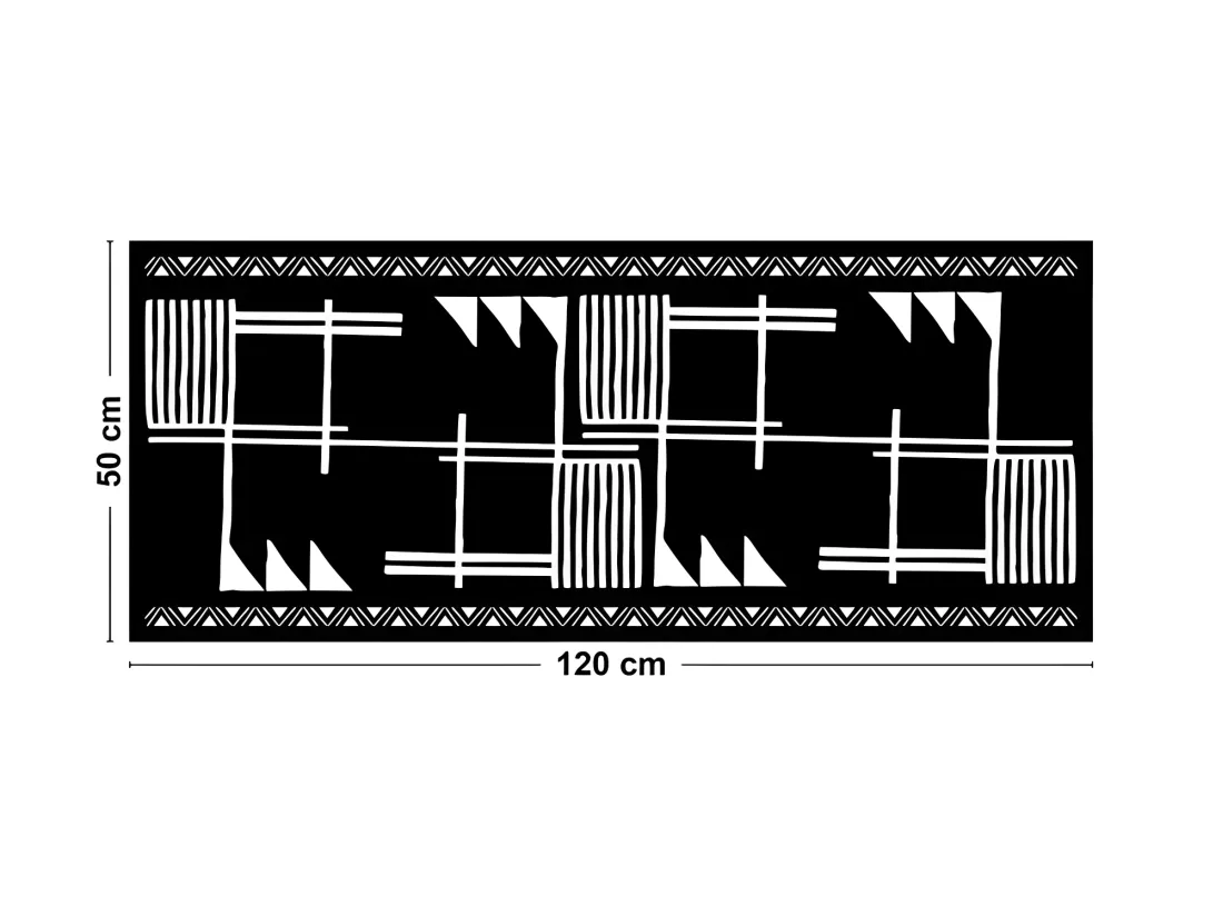 Tapis Vinyle Médium l 50xL120cm - Bakwiri - Vinyle