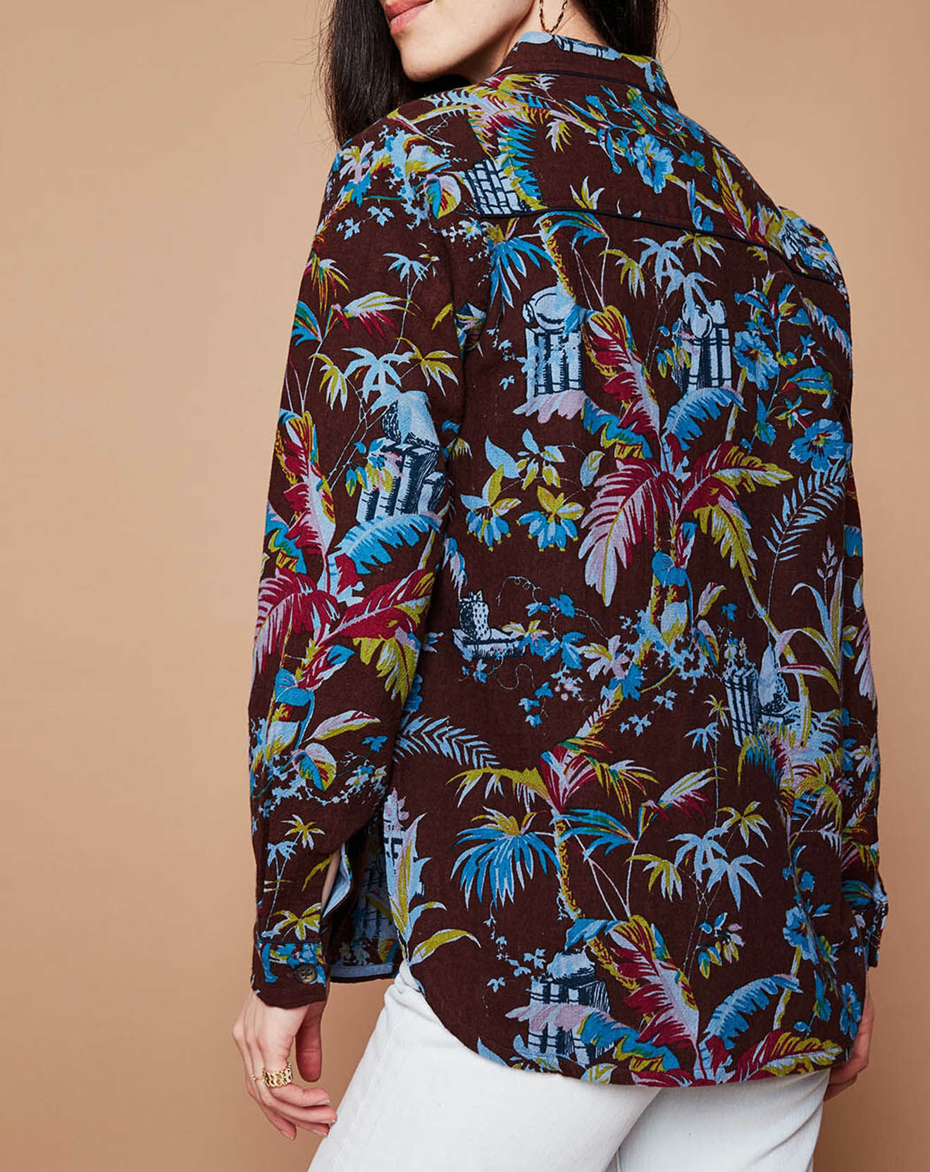 Inouitoosh Veste surchemise Quartier Latin marron