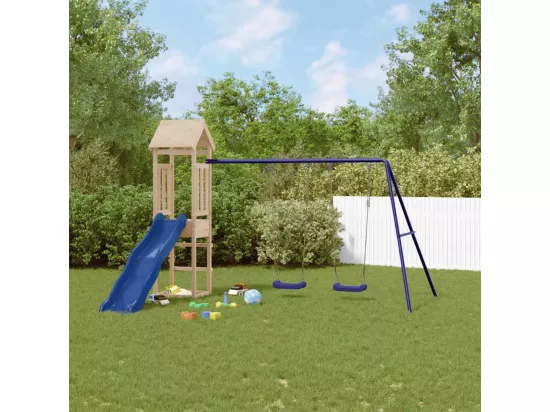 Aire de jeux d'extérieur bois de pin massif