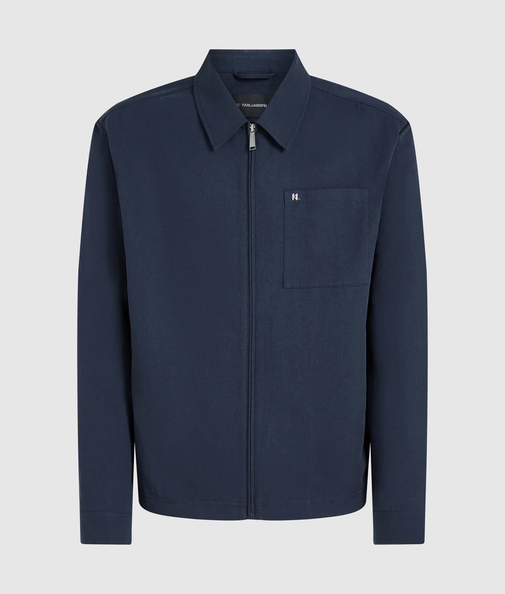 Linnen jacket met rits