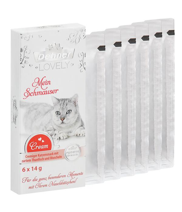 Dehner Premium Lovely Katzensnack Cream Mein