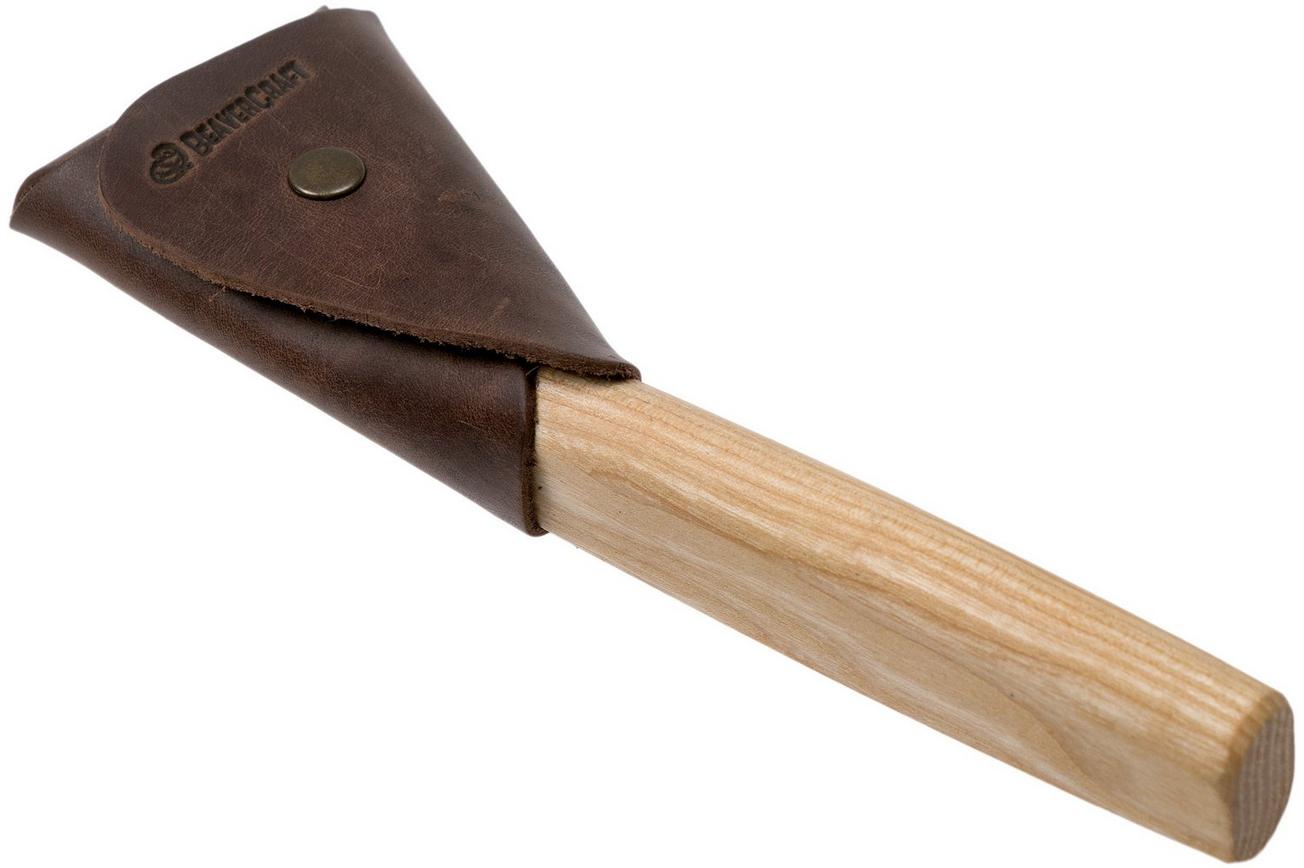 BeaverCraft Spoon Carving Knife 30 mm SK2S, rechtshandig lepelmes met schede