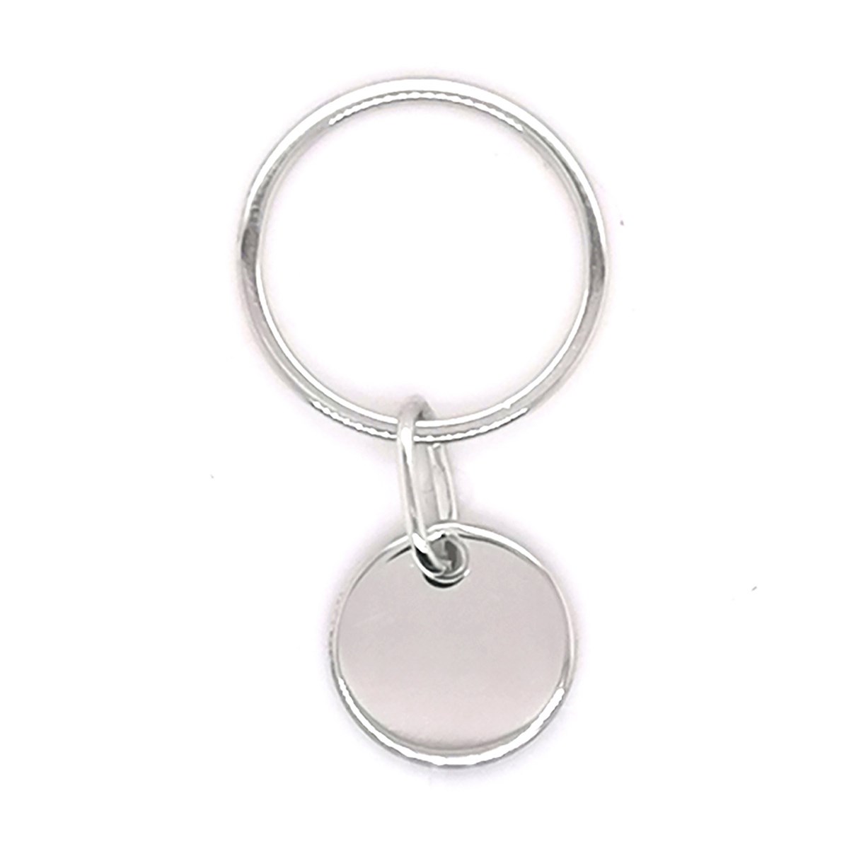 Pendentif Saunier argent pastille cercle