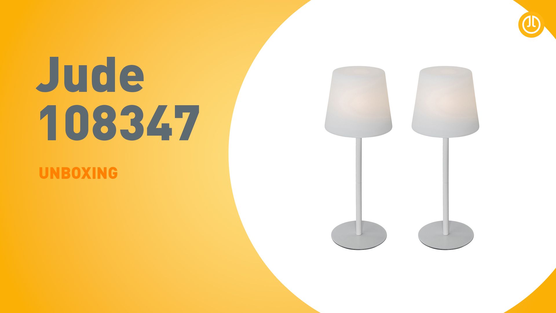 Set van 2 tafellampen wit oplaadbaar 40 cm IP54 - Jude