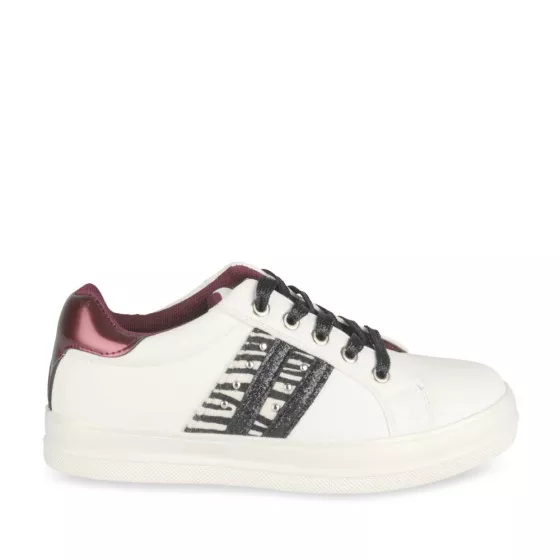 Baskets BLANC LOVELY SKULL