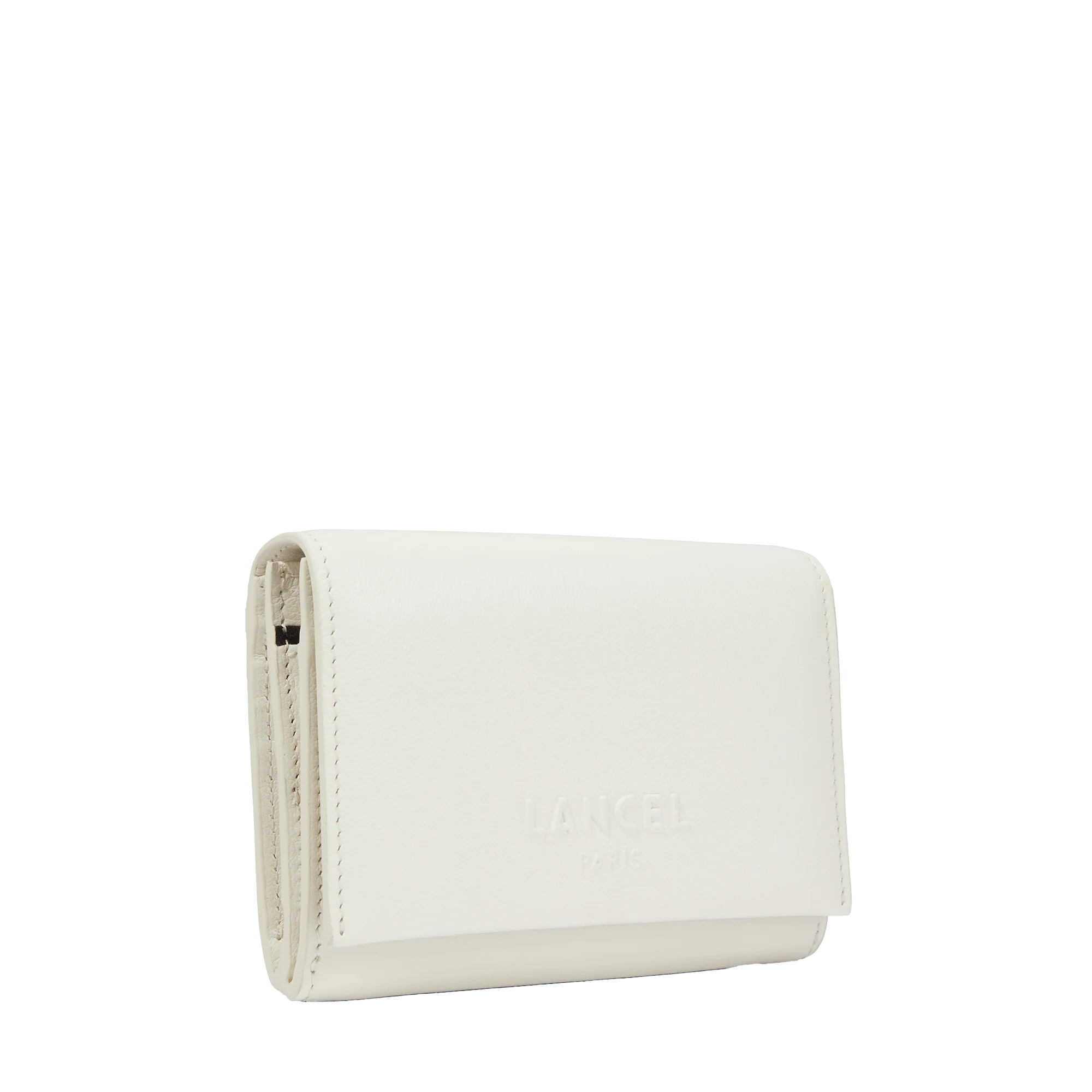 Rectangular flap compact wallet Billie de Lancel-Neige