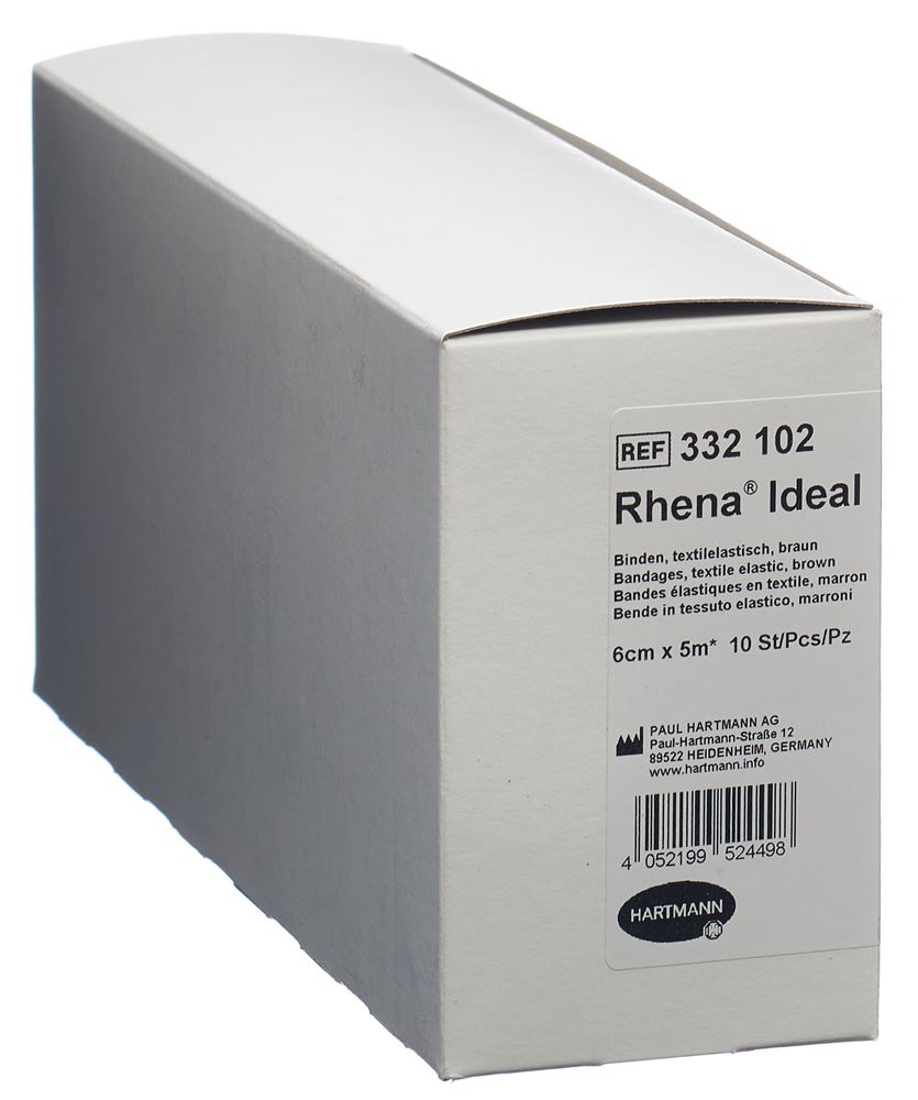 Rhena Ideal Elastische Binde<br>10 Stück, 6cmx5m, hautfarben