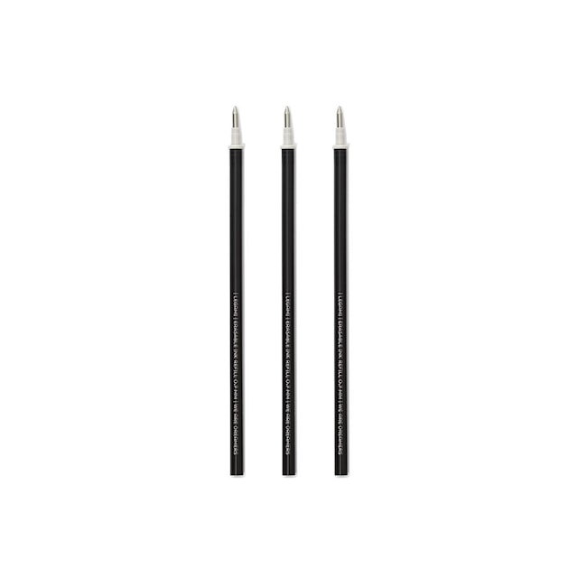 Påfyllinger for Erasable gel pens, 3 stk., svart