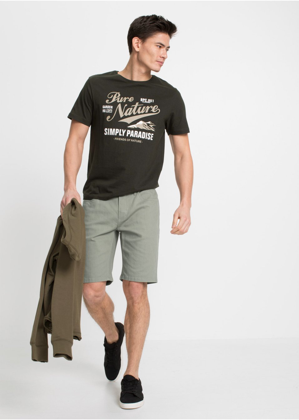 Lot de 2 bermudas extensibles, Regular Fit