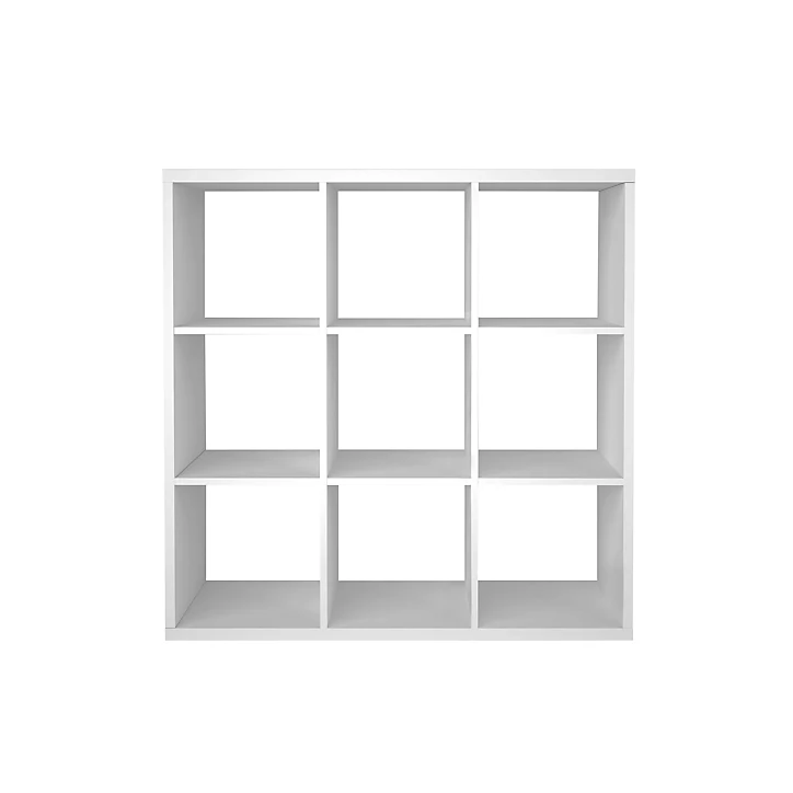 Étagère modulable 9 cubes GoodHome Mixxit blanc