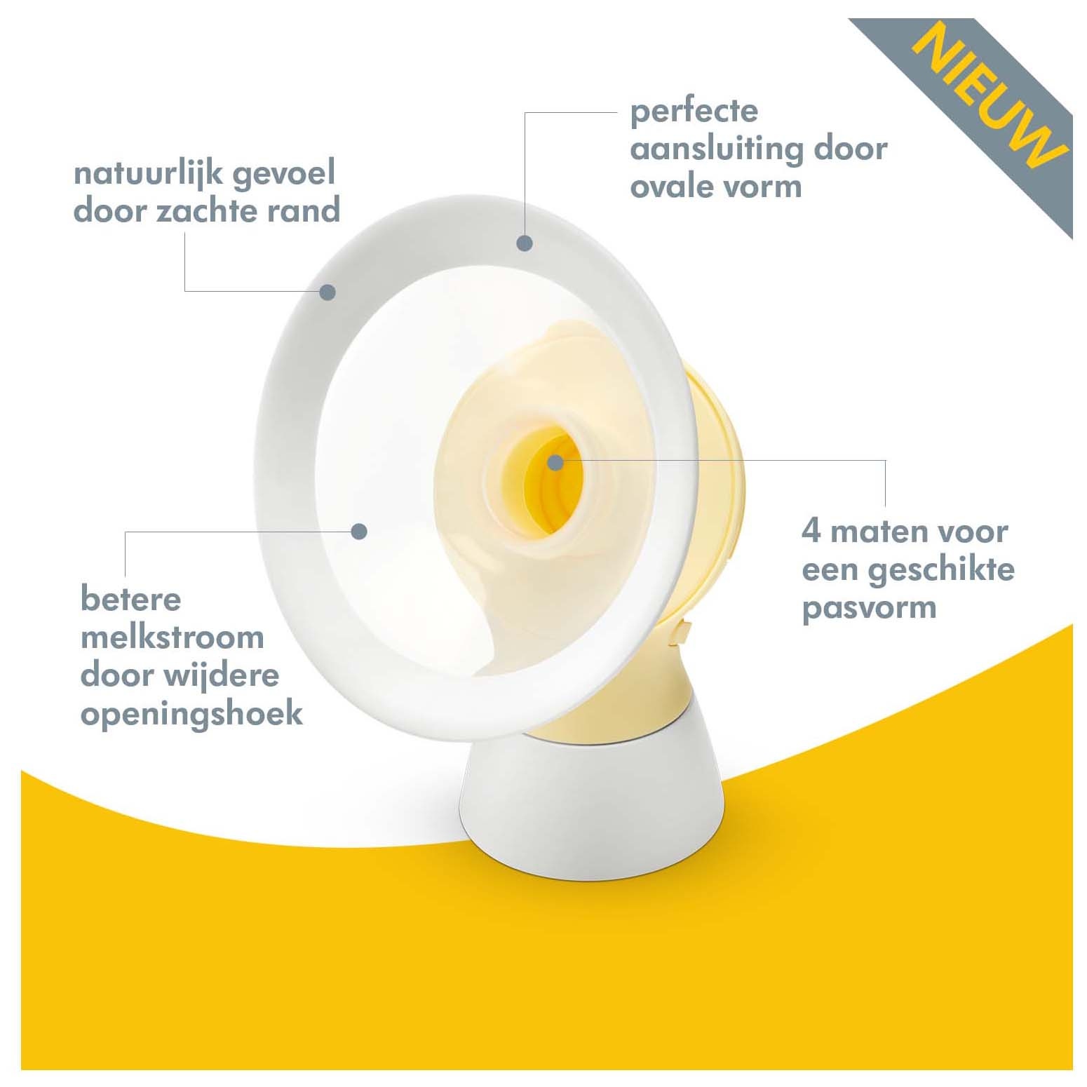 Medela Swing Personal Fit Flex Borstschild maat L