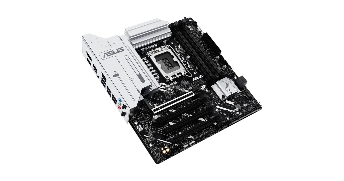 ASUSPRIME Z890M-PLUS WIFI socket 1851 moederbord  (RAID, 2.5Gb-LAN, Wi-Fi 7, BT, Sound, µATX)