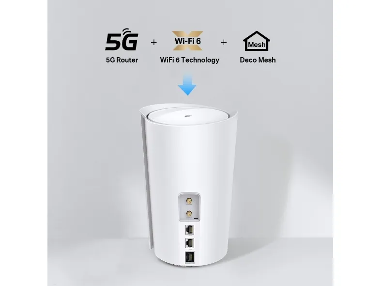 TP-Link Deco X50-5G, Hvid, Intern, Mesh-system, 230 m², Dual-band (2,4 GHz / 5 GHz), Wi-Fi 6 (802.11ax)