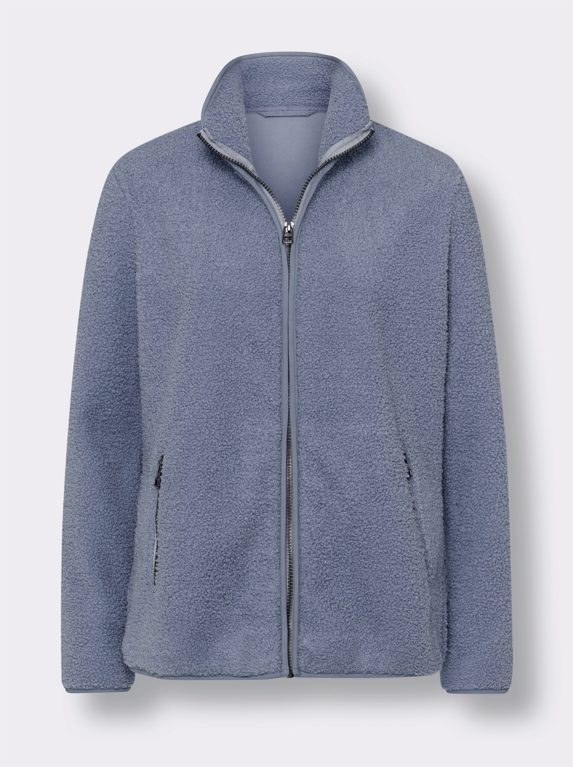 Freizeitjacke aus Teddyfleece mit Fleece-Innenseite
