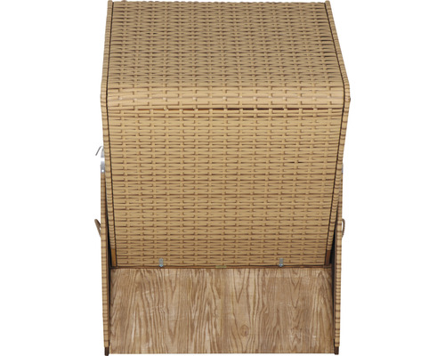 deVries Trend 10+ strandstoel, stof 741, hout, 120 x 80 x 160 cm, bruin