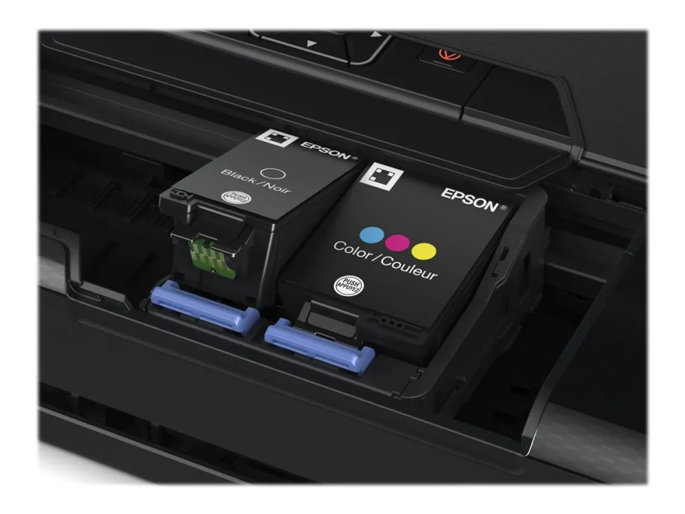 Epson WorkForce WF-110W - Printer - farve - blækprinter - A4 - 5760 x 1440 dpi - op til 7 spm (mono) / op til 4 spm (farve) - kapacitet: 20 ark - USB 2.0, Wi-Fi(n)
