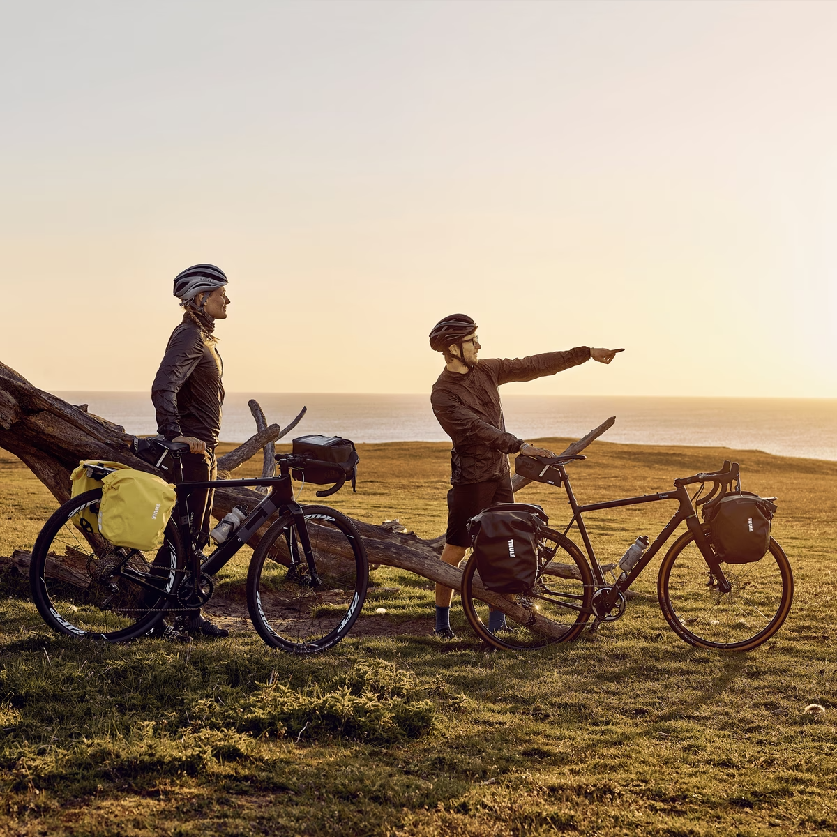 Thule Shield Vandtætte Cykeltasker 2x13L Gul