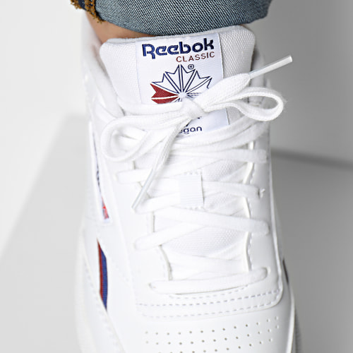 Baskets Club C 85 Vegan GY7152 Footwear White Classic Cobalt Classic Burgundy