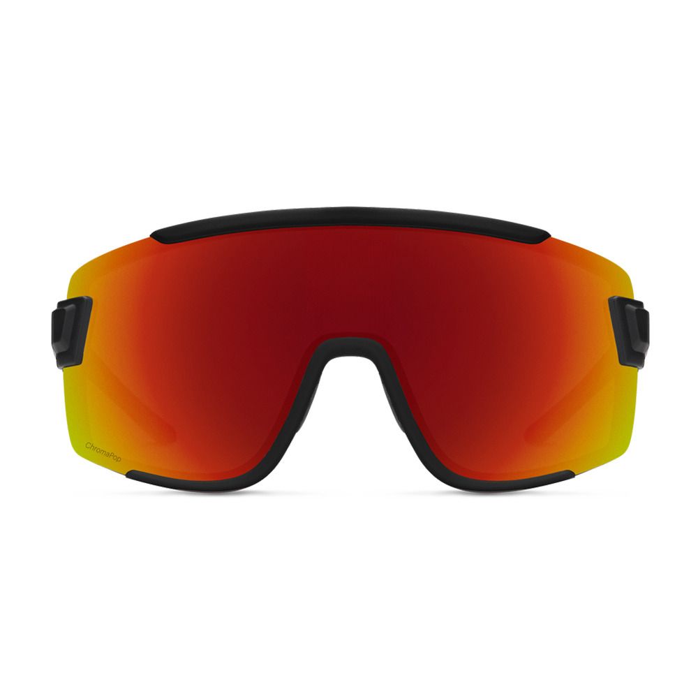 Smith WILDCAT - Lunettes de soleil matte black/chromapop red mirror