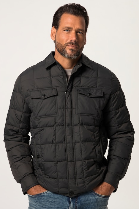 Steppjacke, Hemdkragen, 4 Taschen, Tall
