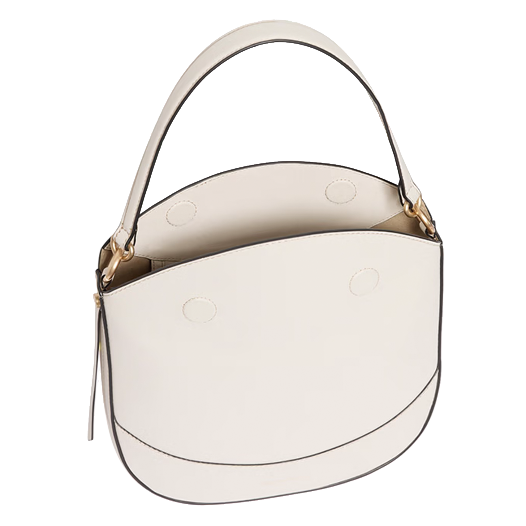 DAILY BAG MM - Sac porté épaule en cuir | Blanc
