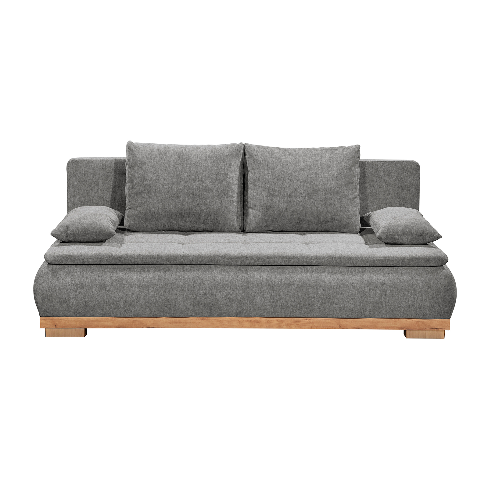 Schlafsofa - dunkelgrau - mit Funktion