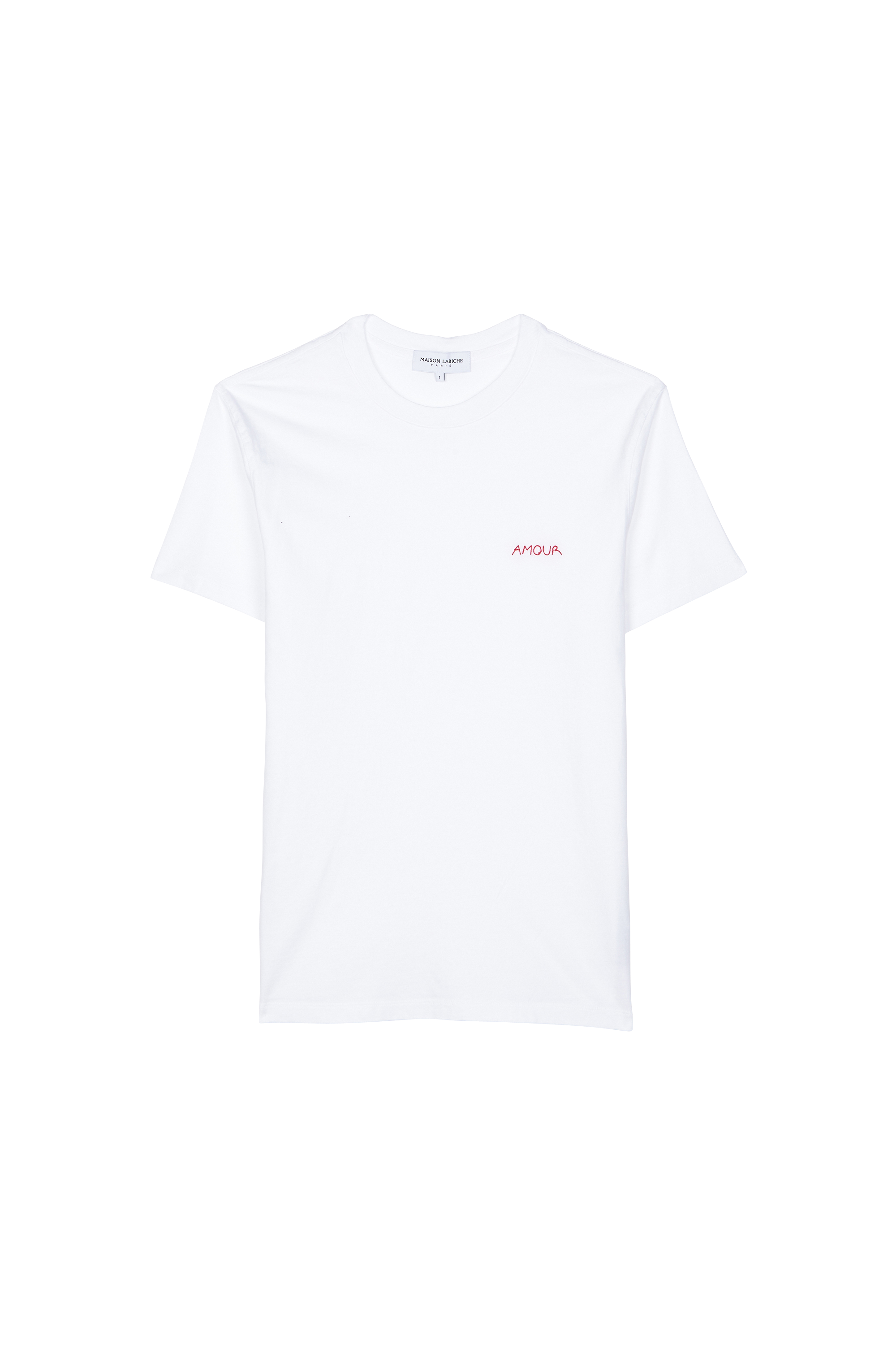 MAISON LABICHE t-shirt POPINCOURT AMOUR Blanc