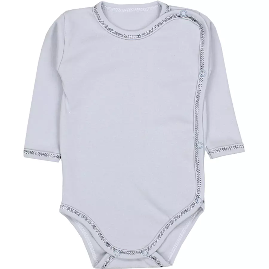 TupTam Unisex Baby Wickelbody Langarm 5er Set blaugrün