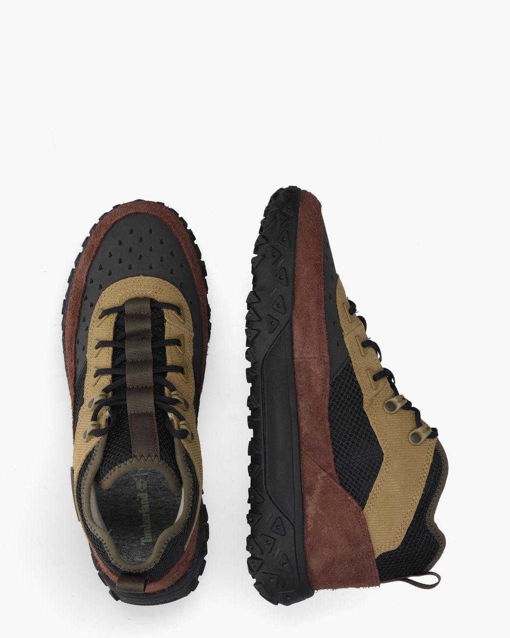 Timberland GreenStride Motion 6 Sneaker Zwart/Bordeauxrood Heren Veterboots
