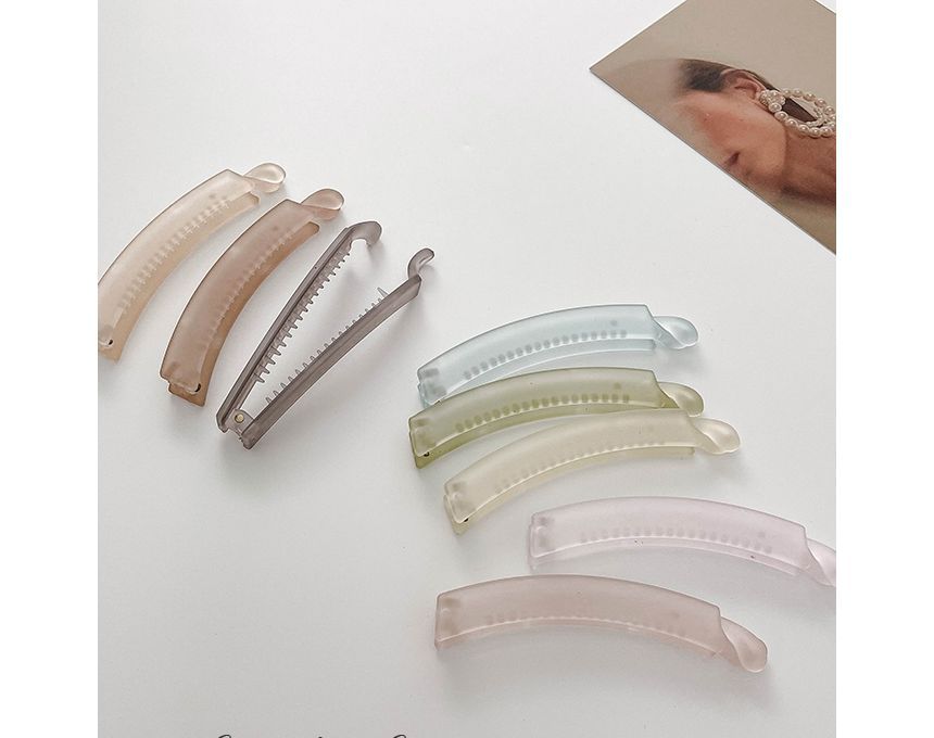 LIDO - Frosted Clear Banana Clip