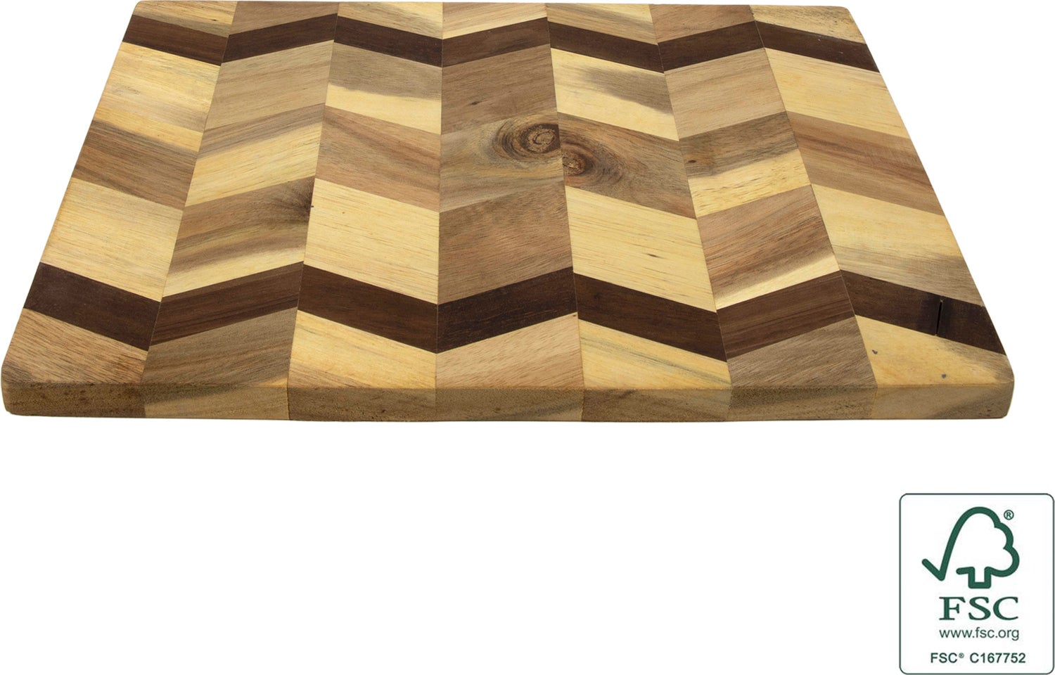 Snij- en serveerplank Jake naturel / bruin 22 x 30,5 x 1,5 cm