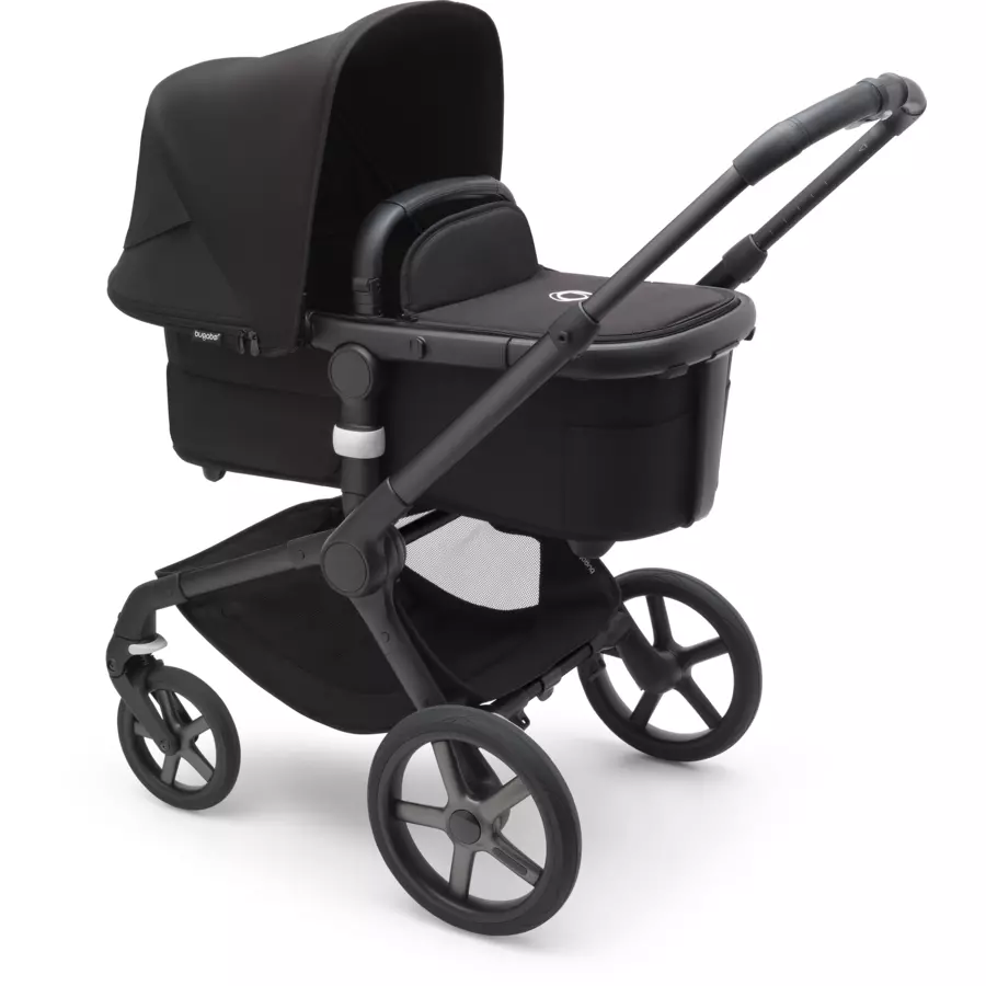 bugaboo Kinderwagen Fox 5 mit Liegewanne und Sitz BlackMidnight Black