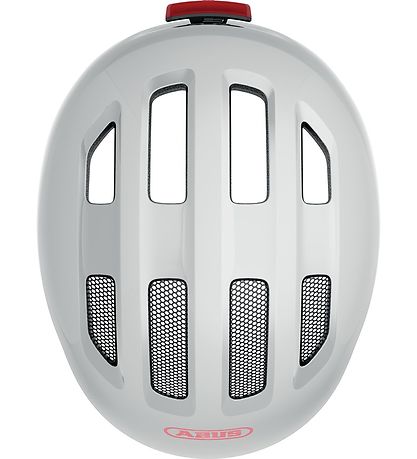 Abus Fahrradhelm - Smiley 3.0 Ace LED - Glänzend White