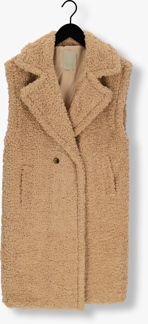 NOTRE-V taupe notre-v gilet teddy gilet