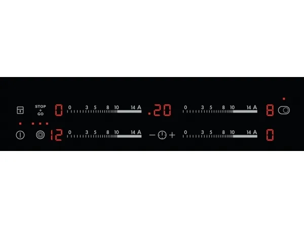 AEG HK654070IB - Keramisk kogeplade - 4 plader - Niche - bredde: 56 cm - dybde: 49 cm - rammeløs - sort