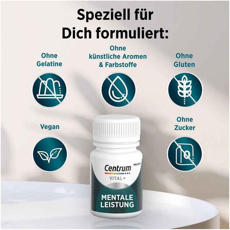 Centrum Vital + Mentale Leistung Kapseln, 30 St