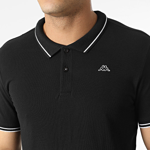 Polo A Manches Courtes Logo Ezio 351683W Noir