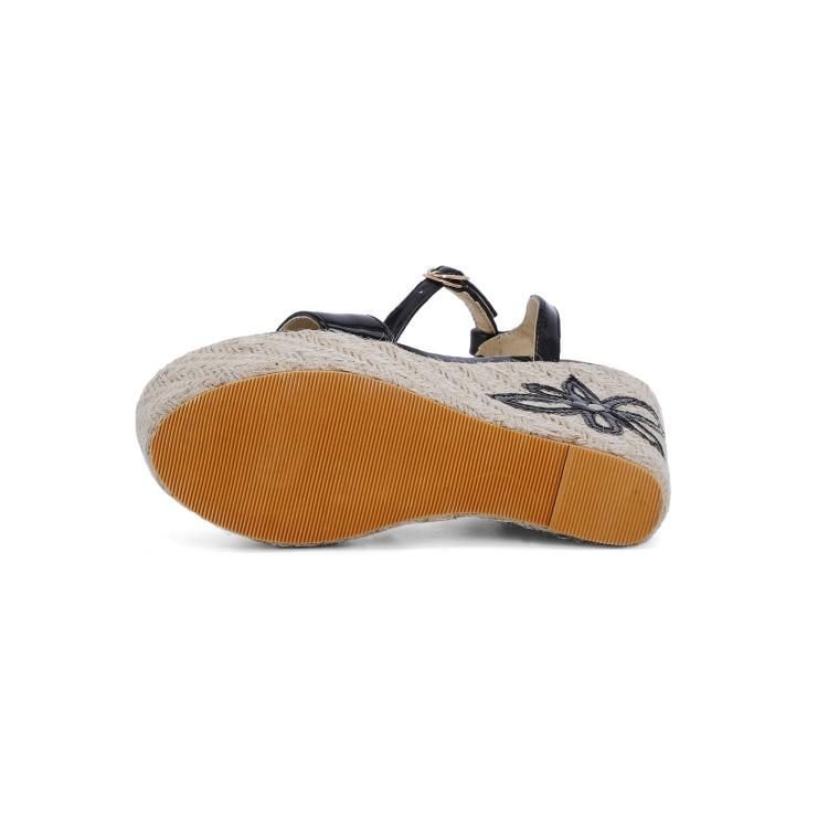 Freesia - Sandalen met enkelband en sleehak