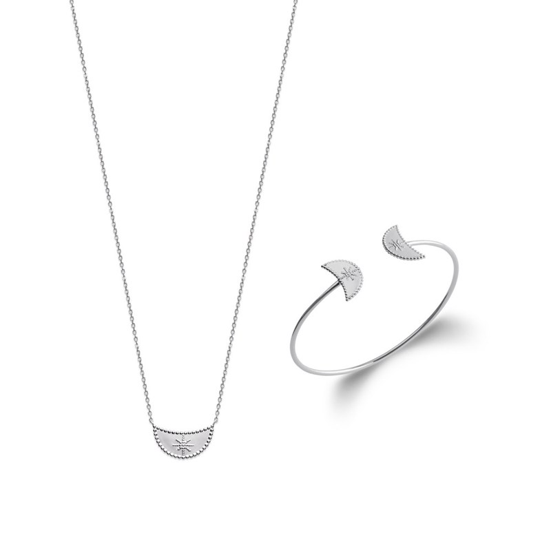 Collier Femme - Argent 925 - Longueur : 45 cm