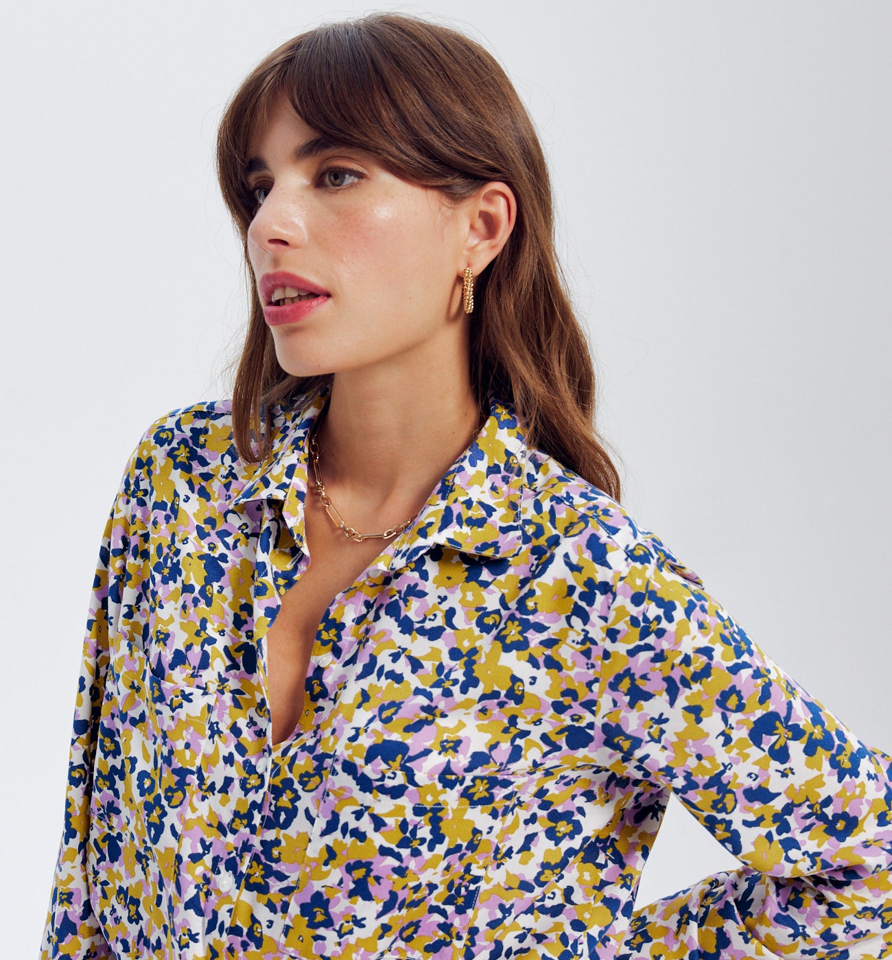 Chemise imprimée Femme - Imprimé écru