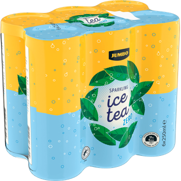Jumbo Sparkling Ice Tea Zero 6 x 250ML