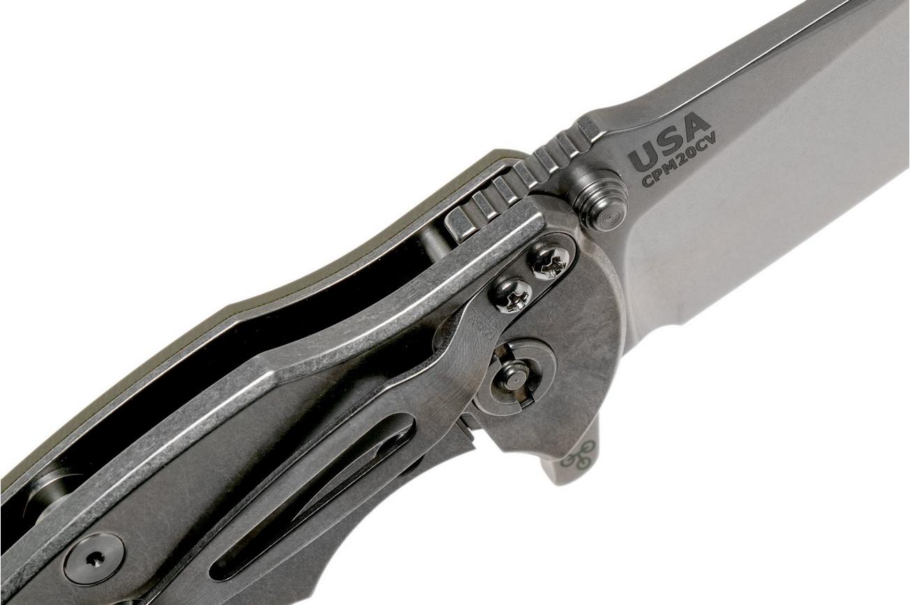 Rick Hinderer Jurassic Slicer OD Green G10 CPM 20CV zakmes