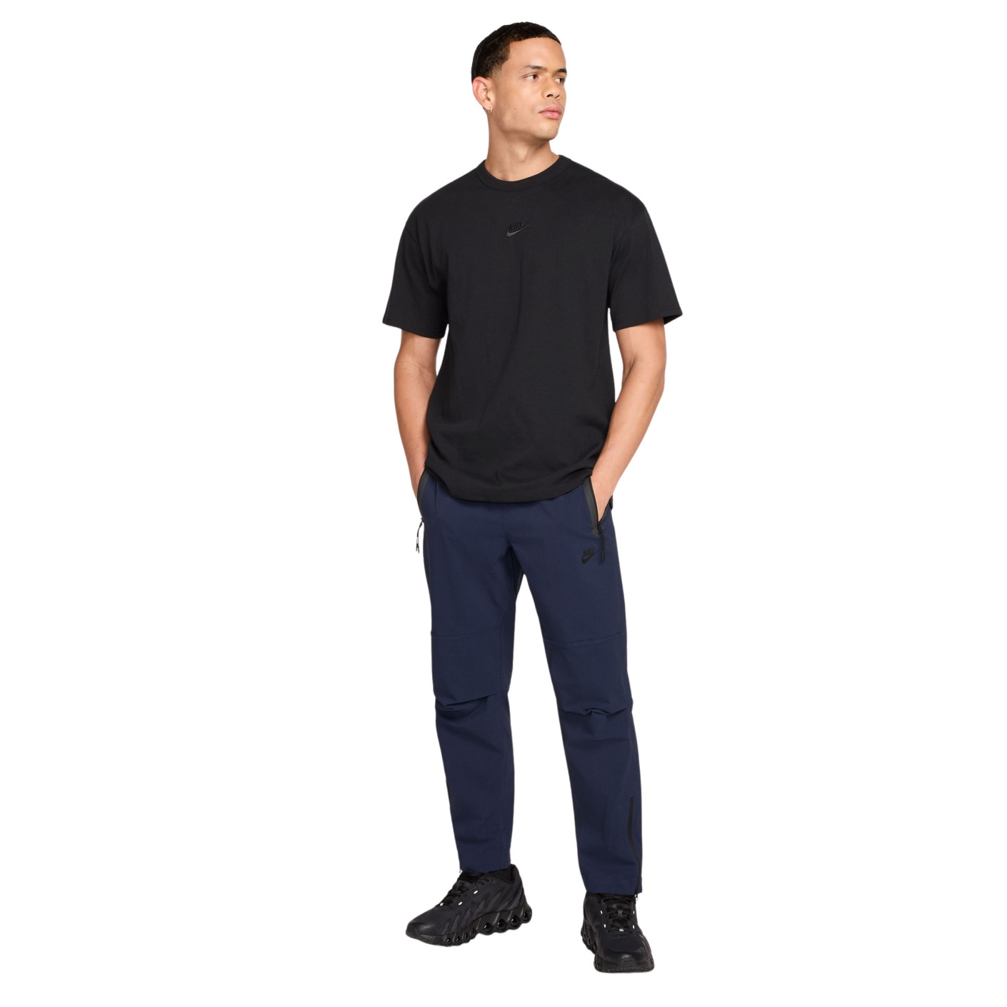 Nike Tech Sportswear Trainingsbroek Woven Donkerblauw Zwart