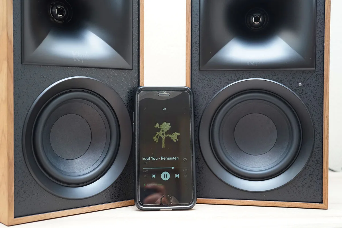 Klipsch The Fives Noyer Enceintes sans fil hi-fi