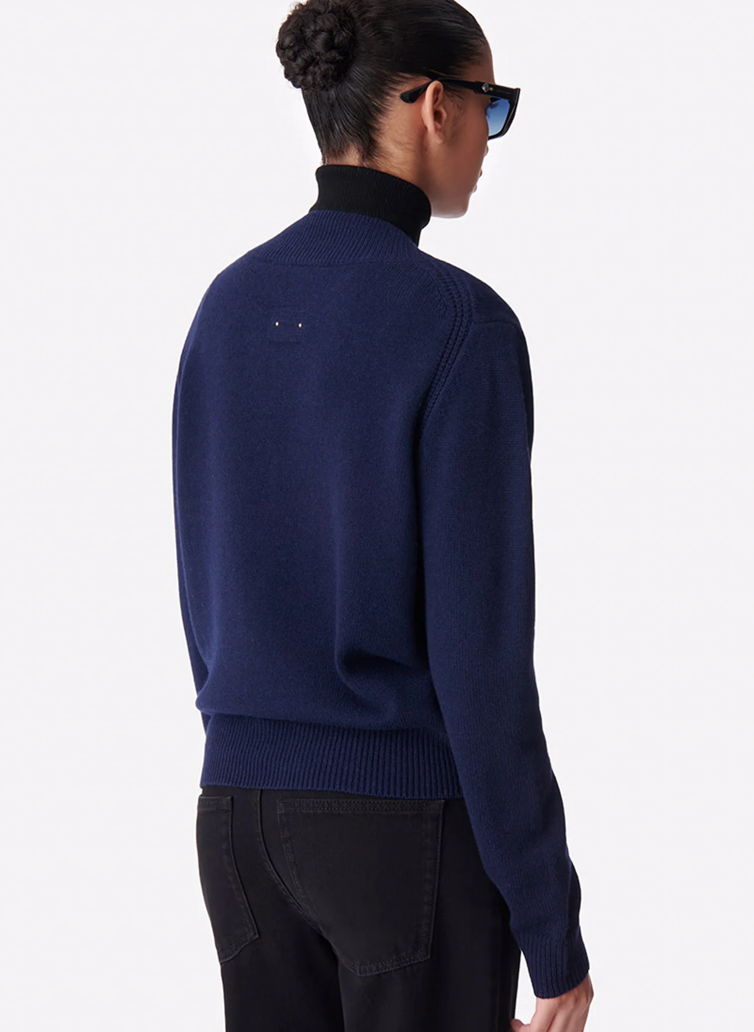 DITTY - Pull droit en laine | Bleu