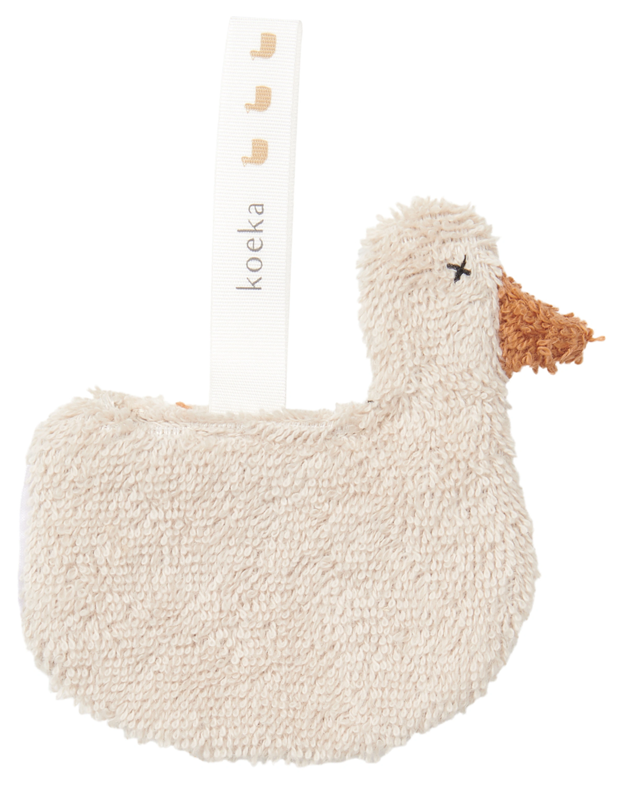 Schnullertuch DUCKLING DIJON in sand