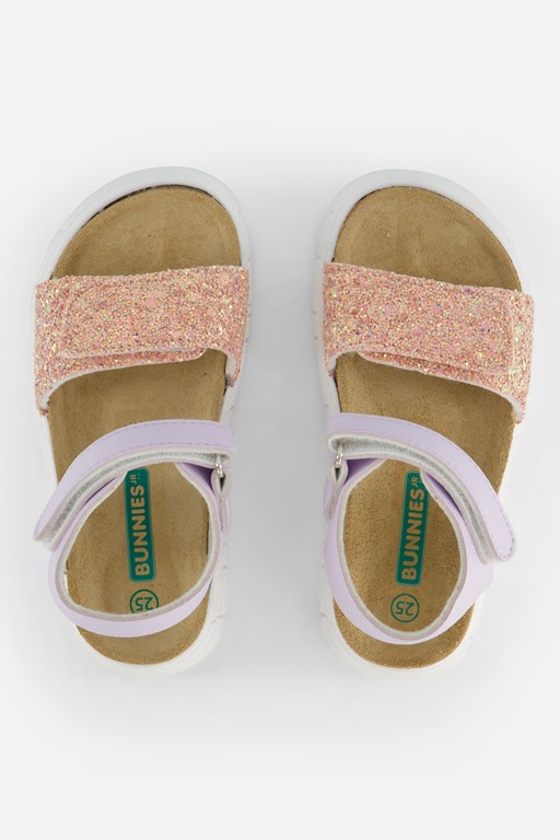 BunniesJR Bregje Beach Sandalen roze Imitatieleer